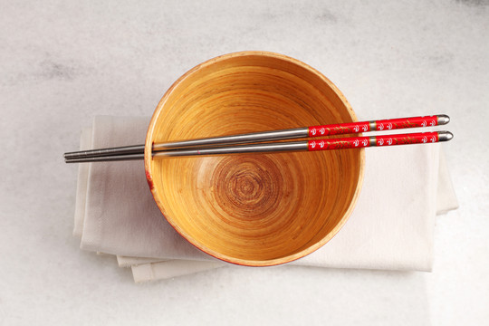 碗筷顶视图