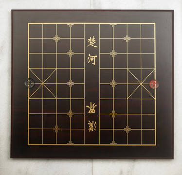 棋盘顶视图