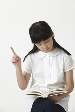 中国女孩喜欢读书