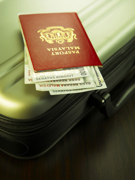 马来西亚林吉特护照特写，一个案子