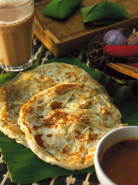 Roti canai和teh tarik