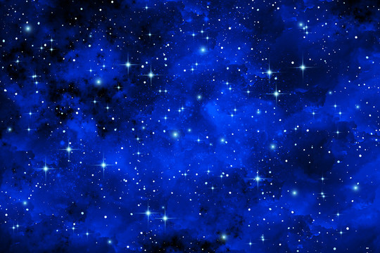 藍(lán)色星空背景