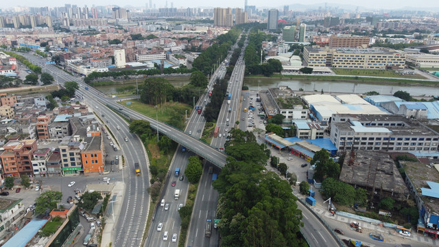 东莞市环城西路万江谷涌段