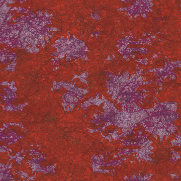 红色欧式抽象纹理地毯