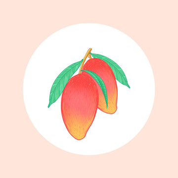 手繪芒果