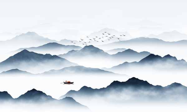 寫意山水畫