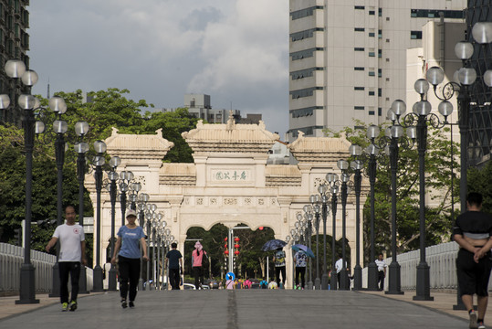 珠海野狸岛牌坊