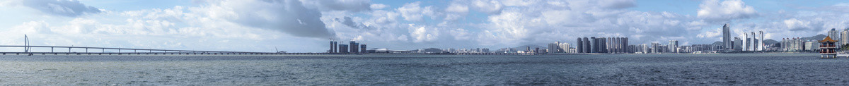珠海澳门港珠澳大桥超大全景图