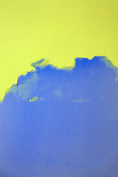 黄蓝油漆色块背景