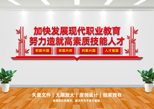 職業(yè)教育文化墻