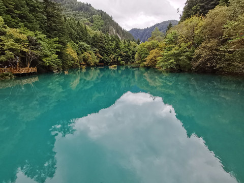 九寨沟的水