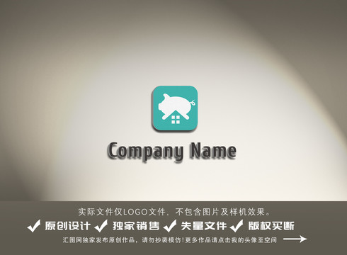 公寓可愛logo