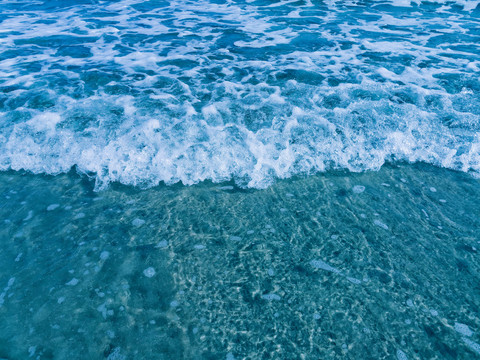 海浪海水蓝色