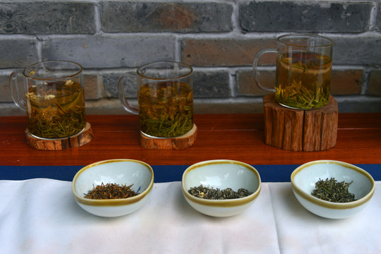 茶叶样品展示