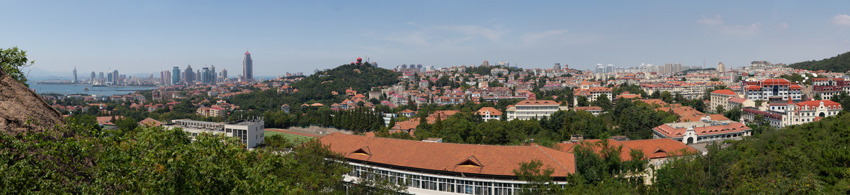 青岛海洋大学全景