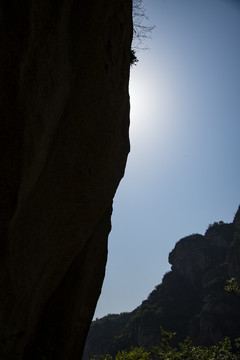 高山剪影