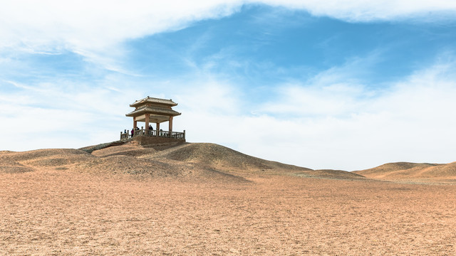 甘肃酒泉敦煌阳关烽燧遗址景区