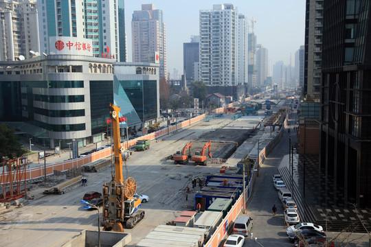 上海地铁建设
