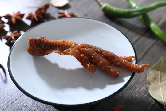 熟食美食卤味卤肉鸡爪