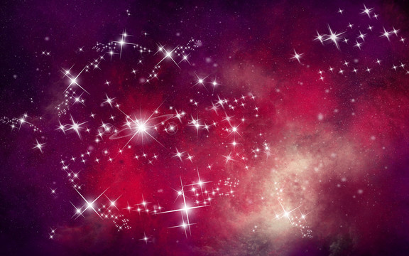星空背景裝飾畫