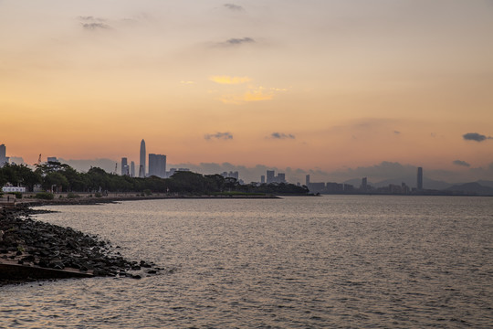 深圳湾日出