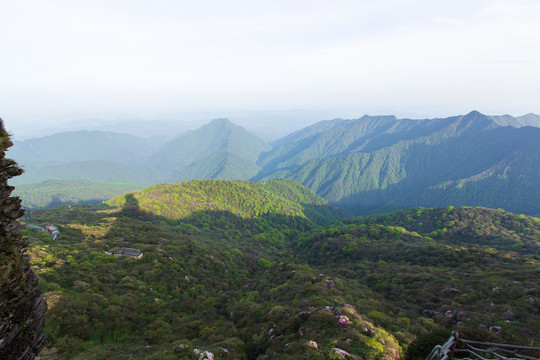 铜仁梵净山群山风光