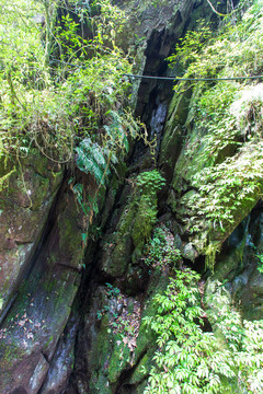 亚木沟景区岩石风光