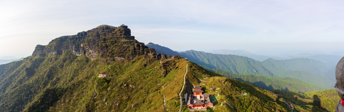 梵净山景区老金顶全景