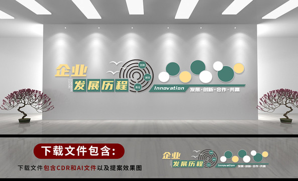 企業(yè)發(fā)展歷程文化墻