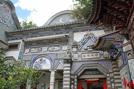 中式传统建筑彩绘