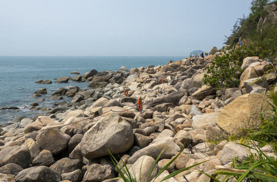 海岸石滩