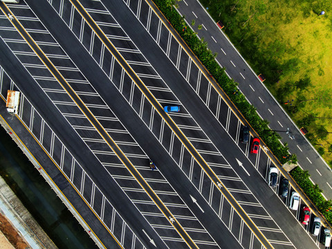 大型露天停车场