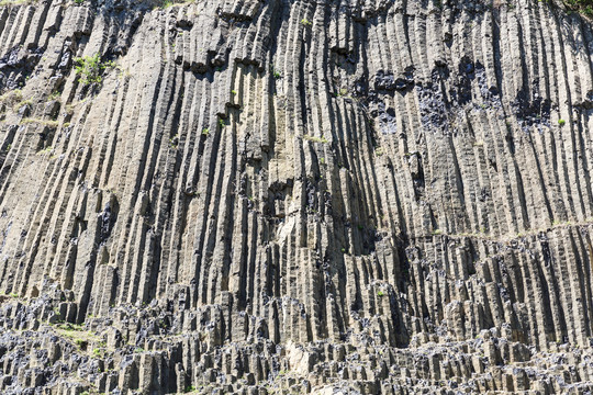 古火山口玄武岩柱状节理