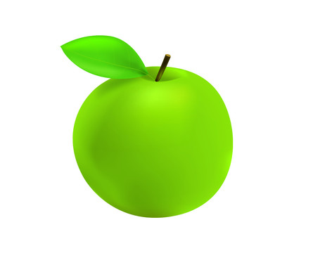水果素材青苹果
