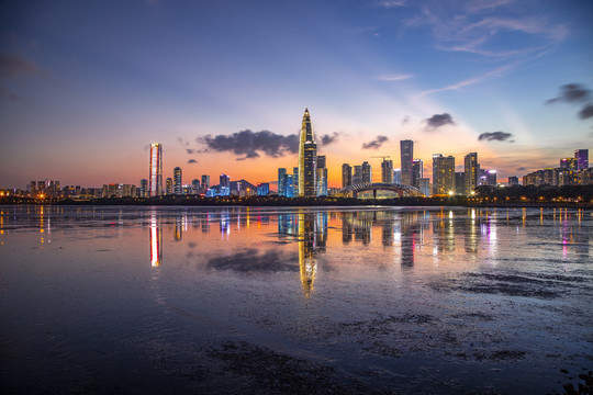 深圳湾夜景