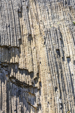 火山岩玄武岩柱状节理纹理背景