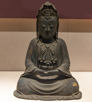明代菩萨铜像