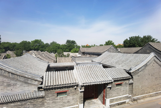 北京四合院建筑群