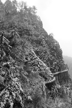 老君山雪景