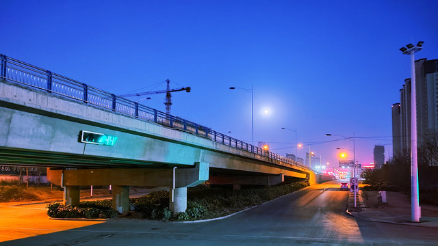 立交桥夜景