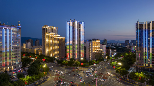 山西运城夜景