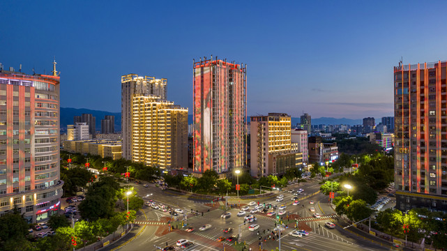 山西运城夜景