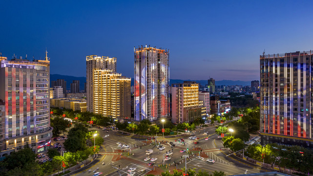 山西运城夜景