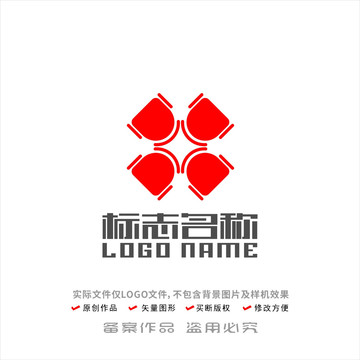 X字母标志椅子logo