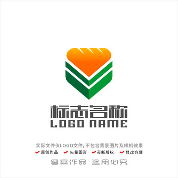 盾标志烘焙食品logo