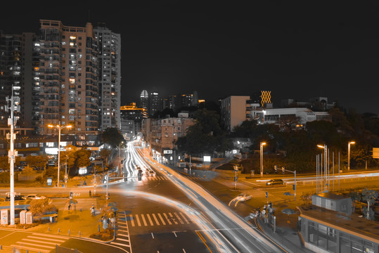 厦门镇海路夜景