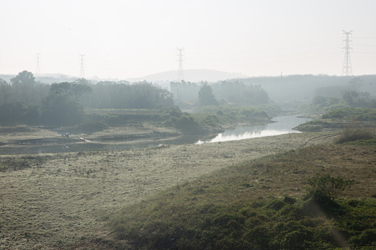 河流草地