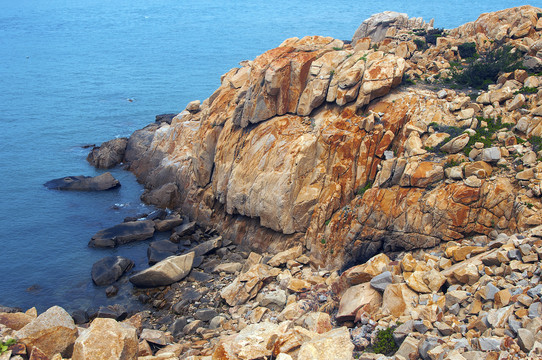 海岸岩石侵蚀风貌