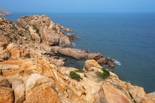 海岛石头海岸