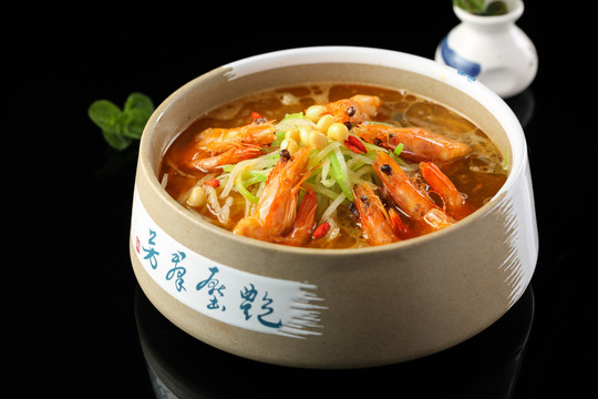 大虾萝卜丝汤